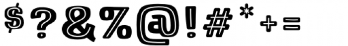 Kuloko Inline Font OTHER CHARS