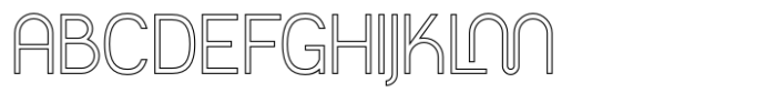 Kulture Grotesk v2 Regular Outline Font UPPERCASE