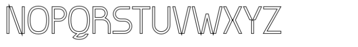 Kulture Grotesk v2 Regular Outline Font UPPERCASE