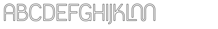 Kulture Grotesk v2 Round Outline Font UPPERCASE