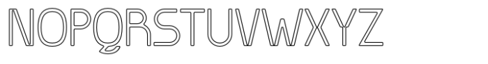 Kulture Grotesk v2 Round Outline Font UPPERCASE