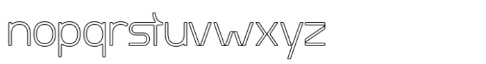 Kulture Grotesk v2 Round Outline Font LOWERCASE