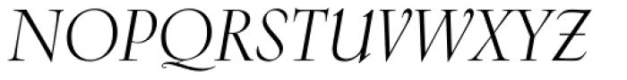 Kumlien Italic Font UPPERCASE