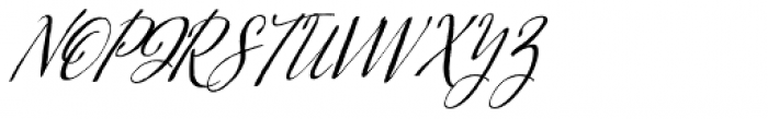 Kumma Condensed Italic Font UPPERCASE