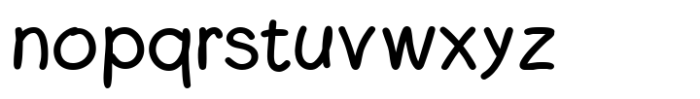 Kumo Sans Medium Font LOWERCASE