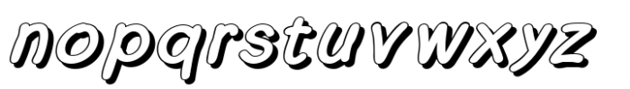 Kumo Sans Shadow Font LOWERCASE