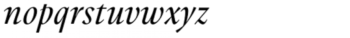 Kunda Book Italic Font LOWERCASE