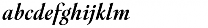 Kunda Book Semi Bold Italic Font LOWERCASE