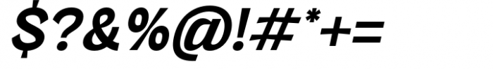 Kuniku Italic Bold Font OTHER CHARS
