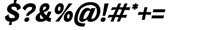 Kuniku Italic Extra Bold Font OTHER CHARS