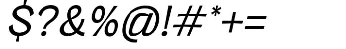 Kuniku Italic Font OTHER CHARS