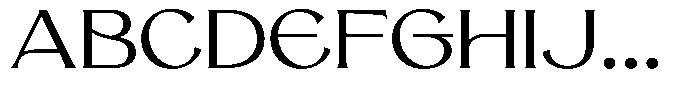 Kuntila Font UPPERCASE