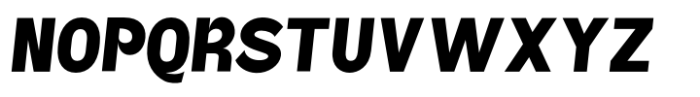 Kupertino Grotesk Oblique Font UPPERCASE