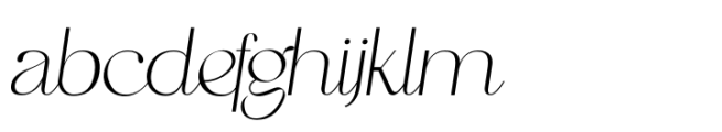 Kuranji Italic Font LOWERCASE