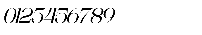 Kuriyos Italic Font OTHER CHARS