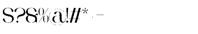 Kuriyos Regular Font OTHER CHARS