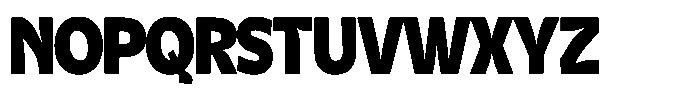 Kurlbit Condensed Font UPPERCASE