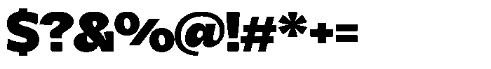 Kurlbit Extra Wide Font OTHER CHARS