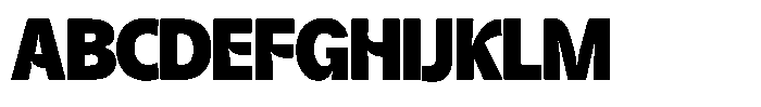 Kurlbit Narrow Font UPPERCASE