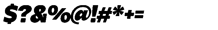 Kurlbit Slant Font OTHER CHARS