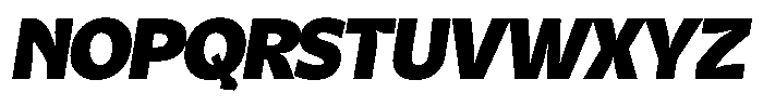 Kurlbit Slant Font UPPERCASE