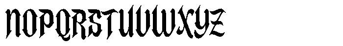 Kuroku Font UPPERCASE