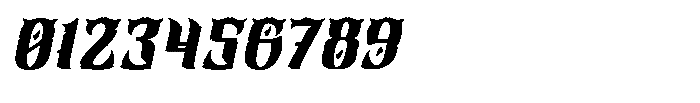 Kurotsyma Italic Font OTHER CHARS