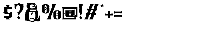 Kurotsyma Regular Font OTHER CHARS