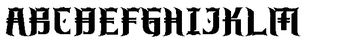 Kurotsyma Regular Font UPPERCASE