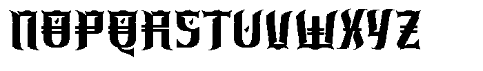 Kurotsyma Regular Font UPPERCASE
