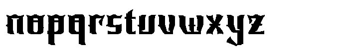 Kurotsyma Regular Font LOWERCASE