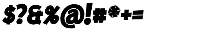 Kurri Island Black Italic Font OTHER CHARS