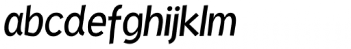 Kurri Island Thin Italic Font LOWERCASE