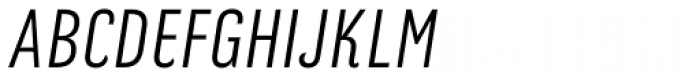 Kurry Pro Light Italic Font UPPERCASE