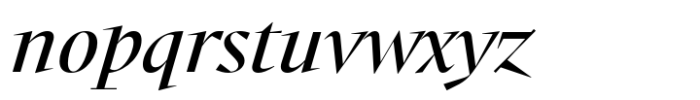 Kurs Regular Italic Font LOWERCASE