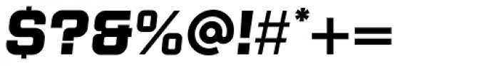 Kursk 105 Bold Oblique Font OTHER CHARS
