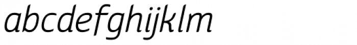 Kurstiva Light Italic Font LOWERCASE