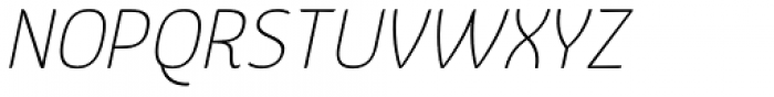 Kurstiva Thin Italic Font UPPERCASE
