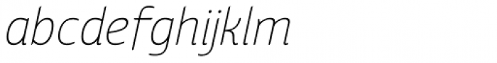Kurstiva Thin Italic Font LOWERCASE