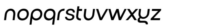 Kurye Medium Italic Font LOWERCASE