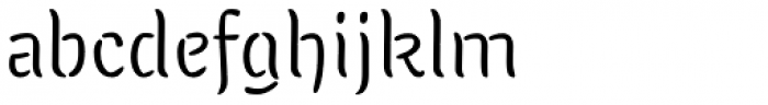 Kuschelfraktur Antiqua Regular Font LOWERCASE