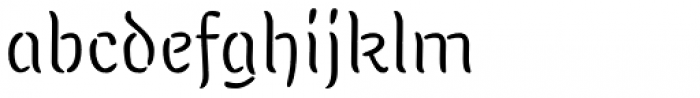 Kuschelfraktur Verziert Regular Font LOWERCASE
