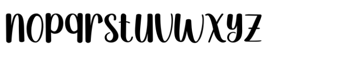 Kusenac Font LOWERCASE