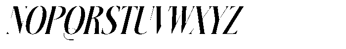 Kushers Italic Italic Font UPPERCASE