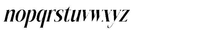 Kushers Italic Italic Font LOWERCASE