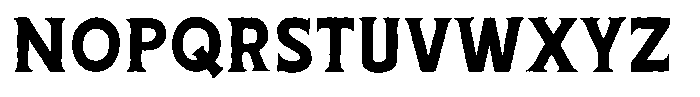 Kustom Machina Serif Font LOWERCASE