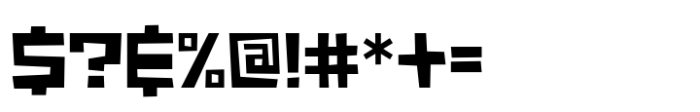 KutOut Hard Font OTHER CHARS