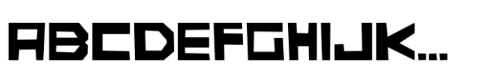 KutOut Hard Font UPPERCASE