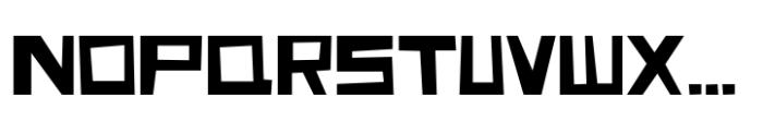 KutOut Hard Font UPPERCASE