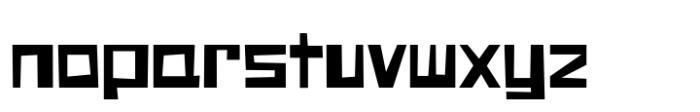 KutOut Hard Font LOWERCASE